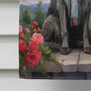 Scottish Deerhound Two Hearts House Flag