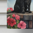 Scottish Terrier Two Hearts House Flag