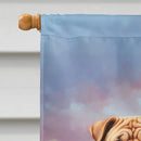 Shar Pei Two Hearts House Flag