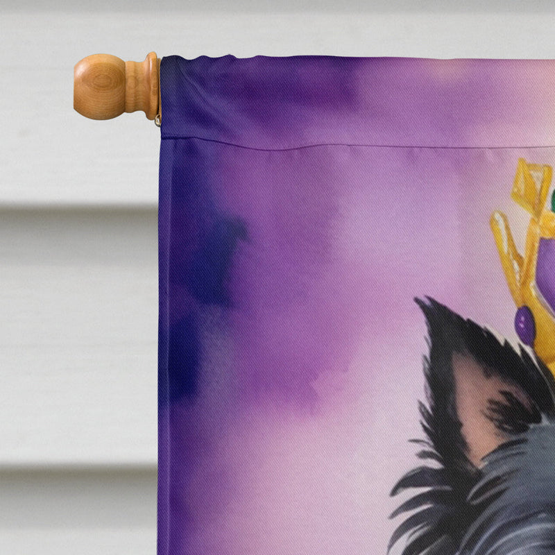 Affenpinscher King of Mardi Gras House Flag