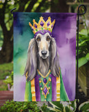 Afghan Hound King of Mardi Gras Garden Flag - Vibrant Dog-Themed Yard Decor by Caroline's Treasures