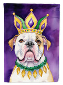American Bulldog King of Mardi Gras House Flag