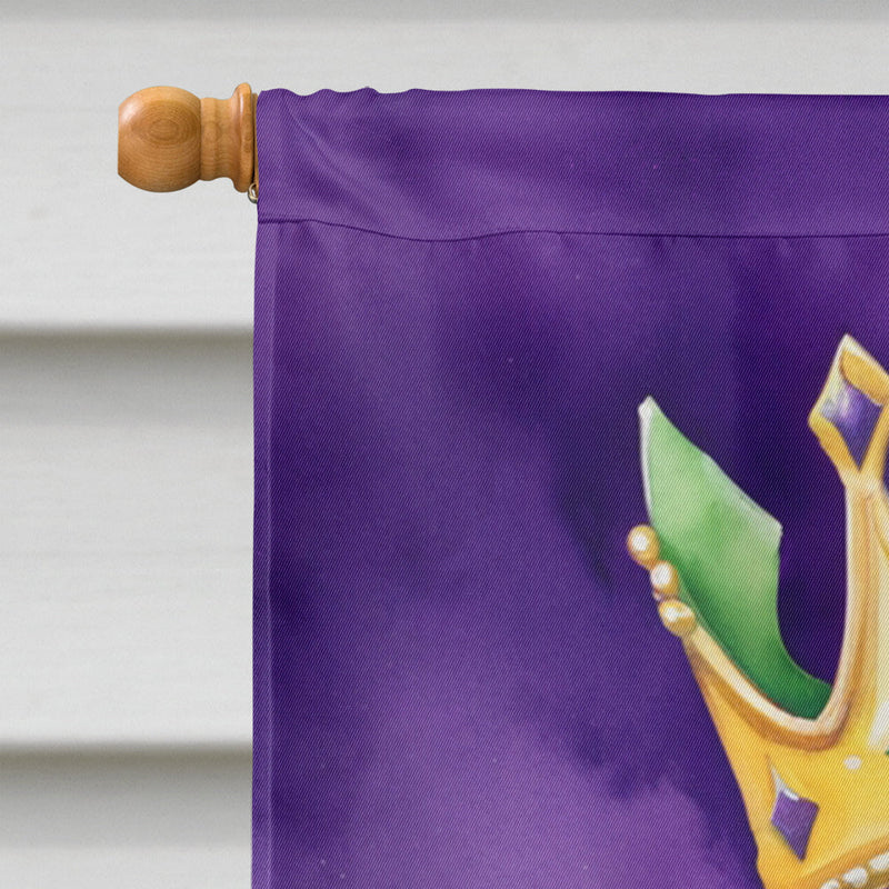 American English Coonhound King of Mardi Gras House Flag