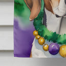 American Foxhound King of Mardi Gras House Flag