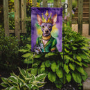 American Hairless Terrier King of Mardi Gras Garden Flag - Vibrant Dog-Themed Yard Decor by Caroline's Treasures