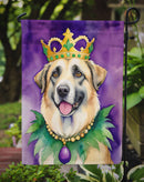Anatolian Shepherd Dog King of Mardi Gras Garden Flag - Vibrant Dog-Themed Yard Decor by Caroline's Treasures