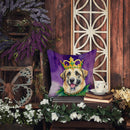 Anatolian Shepherd Dog King of Mardi Gras Throw Pillow - 14x14 Decorative Pillow – Art for Your Home & Patio