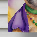 Border Terrier King of Mardi Gras House Flag
