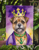 Border Terrier King of Mardi Gras Garden Flag - Vibrant Dog-Themed Yard Decor by Caroline's Treasures