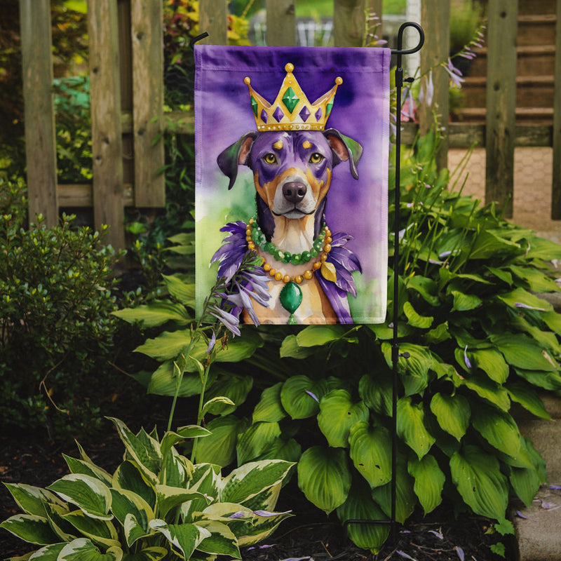 Catahoula King of Mardi Gras Garden Flag - Vibrant Dog-Themed Yard Decor by Caroline's Treasures
