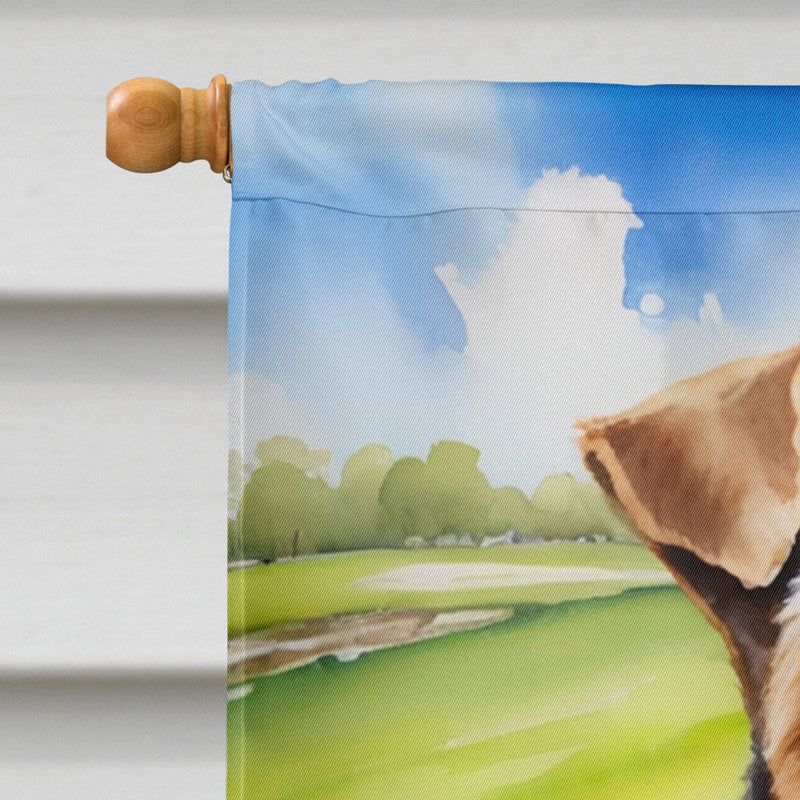 Airedale Terrier Easter Egg Hunt House Flag