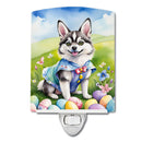 Alaskan Klee Kai Easter Egg Hunt Ceramic Night Light