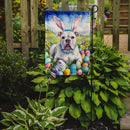American Bulldog Easter Garden Flag - Easter Egg Hunt - Dog-Themed Spring Yard Decor
