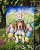 American English Coonhound Easter Garden Flag - Easter Egg Hunt - Dog-Themed Spring Yard Decor