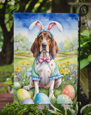 American English Coonhound Easter Garden Flag - Easter Egg Hunt - Dog-Themed Spring Yard Decor