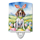 American English Coonhound Easter Egg Hunt Ceramic Night Light