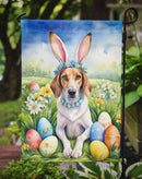 American Foxhound Easter Garden Flag - Easter Egg Hunt - Dog-Themed Spring Yard Decor
