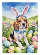 Beagle Easter Garden Flag - Easter Egg Hunt - Dog-Themed Spring Yard Decor