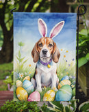 Beagle Easter Garden Flag - Easter Egg Hunt - Dog-Themed Spring Yard Decor