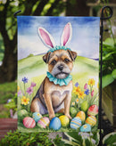Border Terrier Easter Garden Flag - Easter Egg Hunt - Dog-Themed Spring Yard Decor