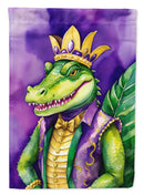 Alligator King of Mardi Gras Garden Flag – Decorative Garden Flag by Caroline's Treasures