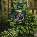 Alligator King of Mardi Gras Garden Flag – Decorative Garden Flag by Caroline's Treasures
