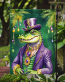 Alligator King of Mardi Gras Garden Flag – Decorative Garden Flag by Caroline's Treasures