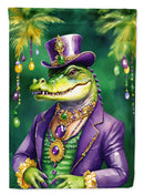 Alligator King of Mardi Gras Garden Flag – Decorative Garden Flag by Caroline's Treasures