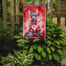 American Hairless Terrier Valentine’s Day Garden Flag – Dog-Themed Heart Yard Decor