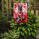Belgian Tervuren Valentine’s Day Garden Flag – Dog-Themed Heart Yard Decor