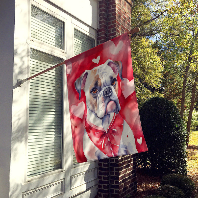 Boxer My Valentine House Flag