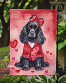 Cocker Spaniel Valentine’s Day Garden Flag – Dog-Themed Heart Yard Decor