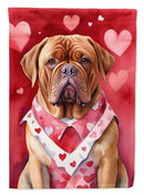 Dogue de Bordeaux Valentine’s Day Garden Flag – Dog-Themed Heart Yard Decor