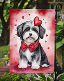 Havanese Valentine’s Day Garden Flag – Dog-Themed Heart Yard Decor