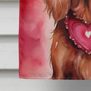 Irish Setter My Valentine House Flag