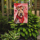 Irish Terrier Valentine’s Day Garden Flag – Dog-Themed Heart Yard Decor