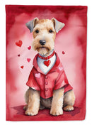 Lakeland Terrier My Valentine House Flag