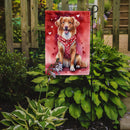 Nova Scotia Duck Tolling Retriever Valentine’s Day Garden Flag – Dog-Themed Heart Yard Decor