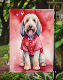 Otterhound Valentine’s Day Garden Flag – Dog-Themed Heart Yard Decor