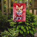 Corgi Valentine’s Day Garden Flag – Dog-Themed Heart Yard Decor