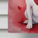 Pit Bull Terrier My Valentine House Flag