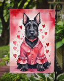 Scottish Terrier Valentine’s Day Garden Flag – Dog-Themed Heart Yard Decor