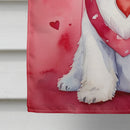 Sealyham Terrier My Valentine House Flag
