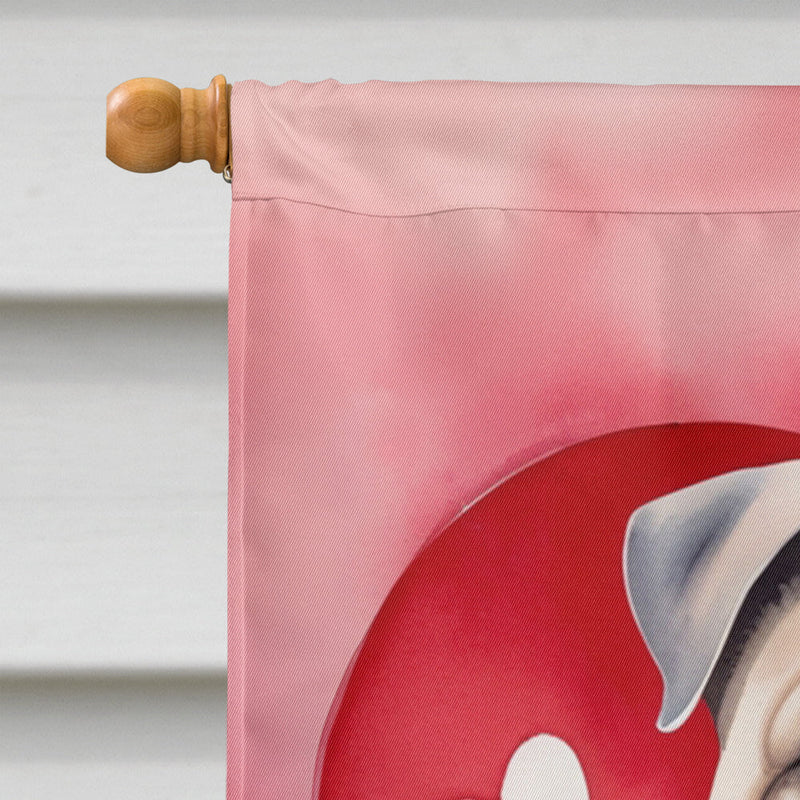 Shar Pei My Valentine House Flag
