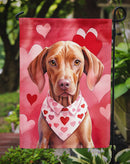 Vizsla Valentine’s Day Garden Flag – Dog-Themed Heart Yard Decor