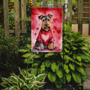Welsh Terrier Valentine’s Day Garden Flag – Dog-Themed Heart Yard Decor