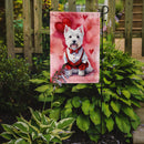 Westie Valentine’s Day Garden Flag – Dog-Themed Heart Yard Decor