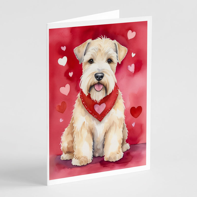 Wheaten Terrier My Valentine Greeting Cards Pack of 8