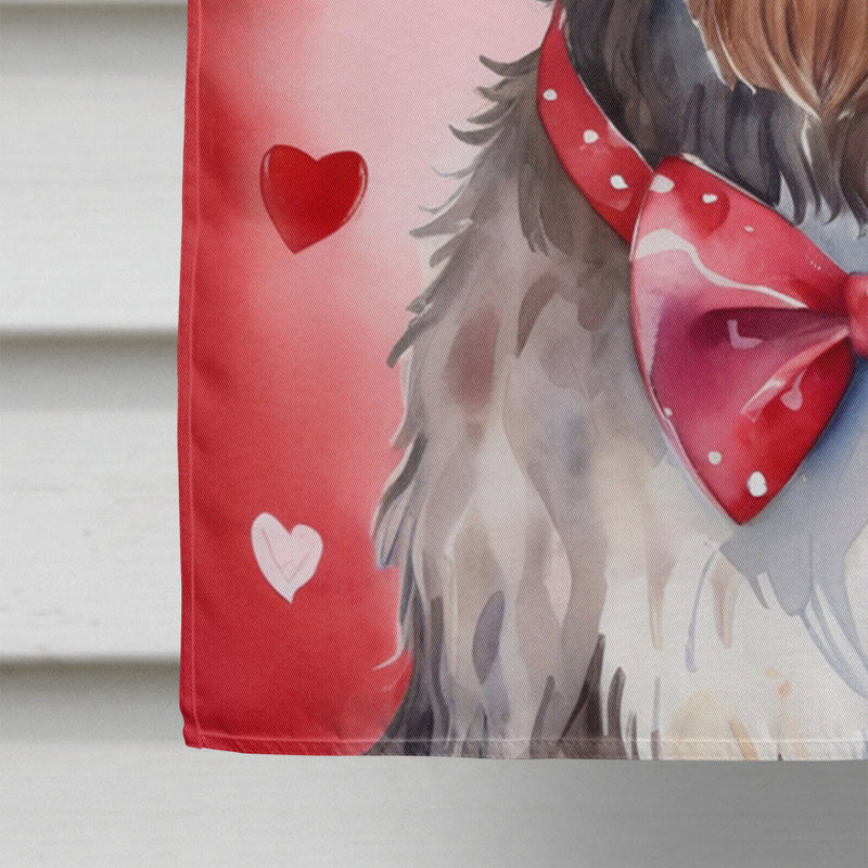 Wirehaired Pointing Griffon My Valentine House Flag