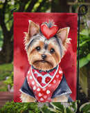Yorkshire Terrier Valentine’s Day Garden Flag – Dog-Themed Heart Yard Decor